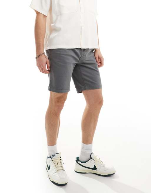 Pantalones cortos grises clásicos de Scalpers