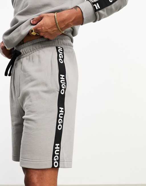 Pantalones cortos grises con cinta de la marca de HUGO Bodywear ASOS