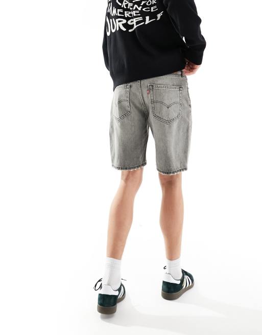 Pantalones cortos grises sueltos con lavado claro 468 Stay Loose de Levi's, 3 de 5