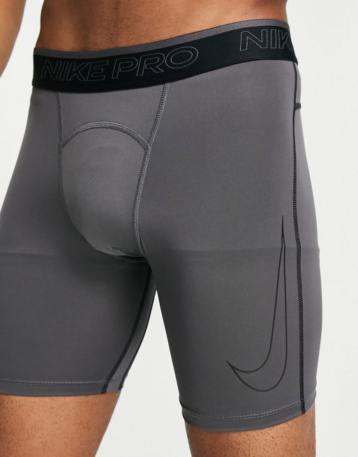 Pantalones cortos interiores grises Dri-FIT de Nike Pro Training