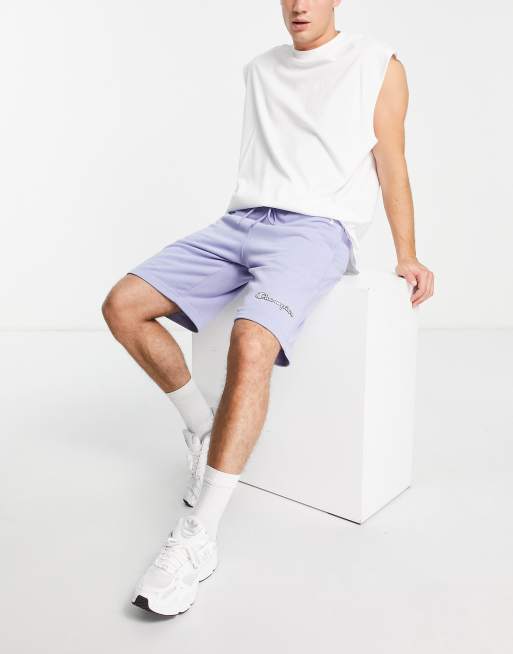 Pantalones cortos lilas con logo de Champion, 3 de 4