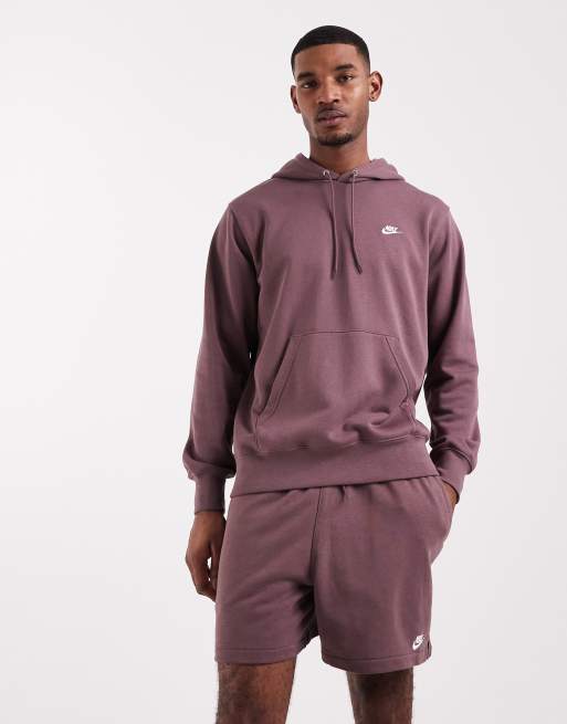 Pantalones cortos morados de tejido de rizo de Nike Club, 2 de 5