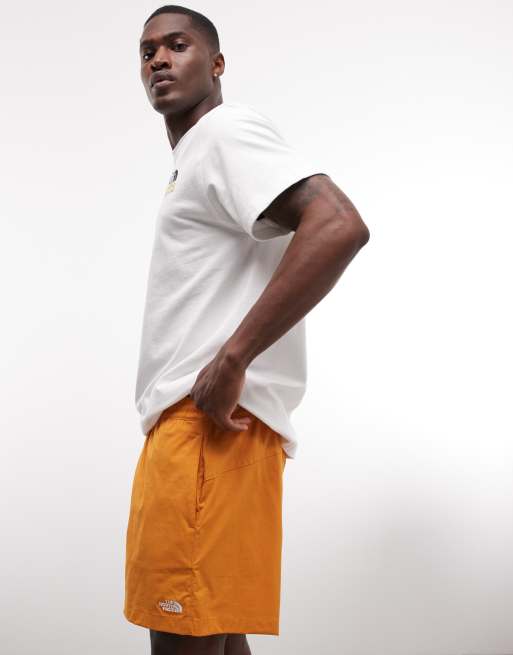 Pantalones cortos naranjas sin cierres de 5" Class V Pathfinder de The North Face, 2 de 5