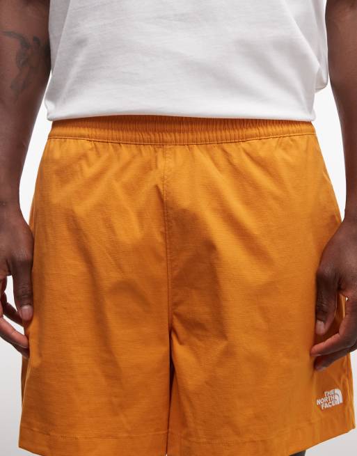 Pantalones cortos naranjas sin cierres de 5" Class V Pathfinder de The North Face, 4 de 5