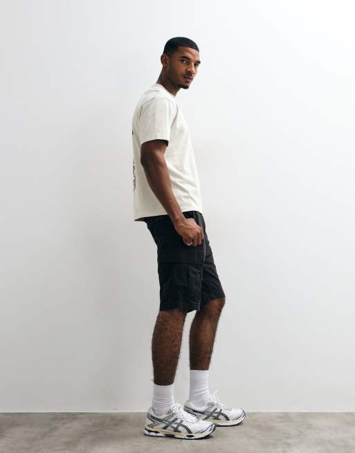 Pantalones cortos negros cargo de lona Carrier de Levi's, 2 de 5
