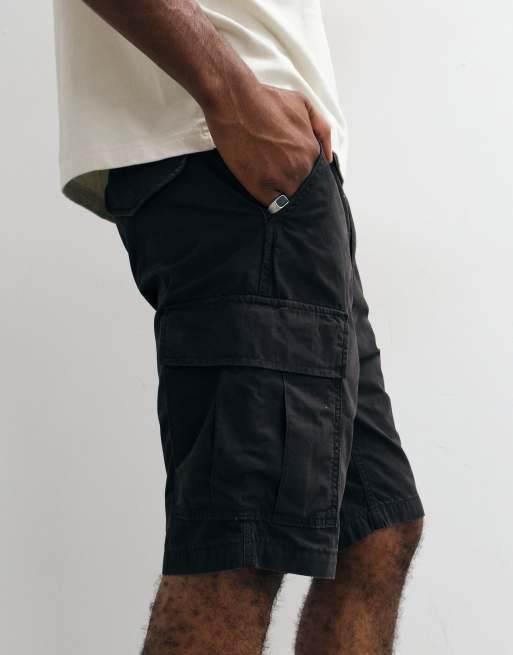Pantalones cortos negros cargo de lona Carrier de Levi's, 5 de 5
