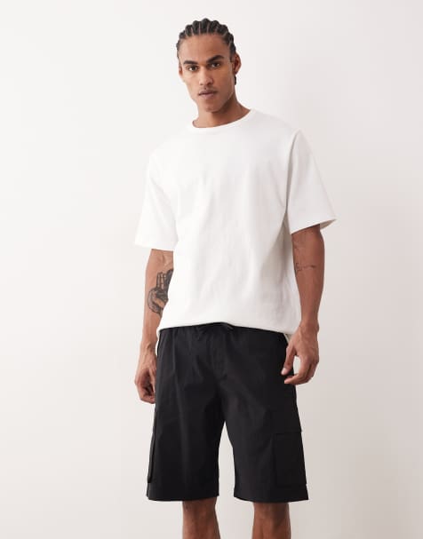 Pantalones cortos negros cargo técnicos de Jack & Jones - view 1