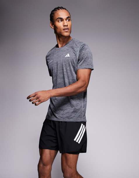 Pantalones cortos negros con diseño 2 en 1 365 de adidas Running - view 1