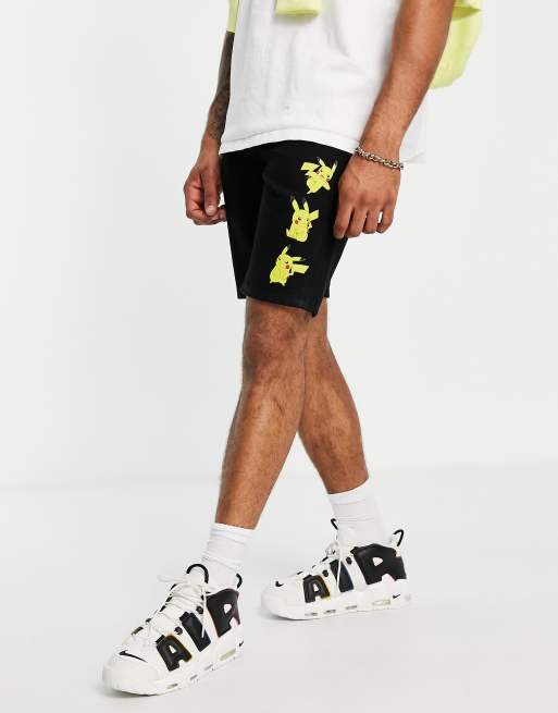 Pantalones cortos negros con estampado Pokémon de ASOS DESIGN | ASOS