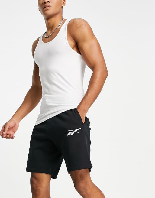 Pantalones cortos negros con logo Core de Reebok