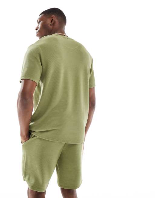 Pantalones cortos negros de canalé de BOSS Bodywear (parte de un conjunto), 3 de 5