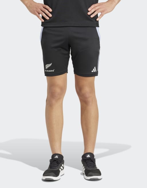 Pantalones cortos negros de estilo rugby con diseño de los All Backs de adidas Performance