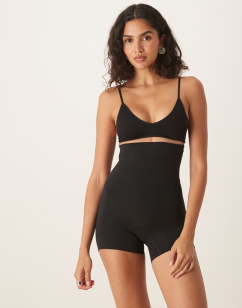 Pantalones cortos negros de talle alto sin costuras SPANXsculpt Seamless Power de Spanx - view 1