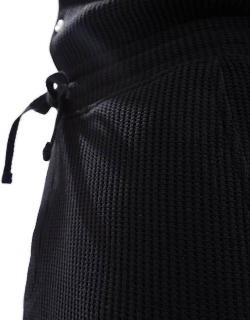 Pantalones cortos negros de tejido gofrado de Selected (parte de un conjunto) , 3 de 5