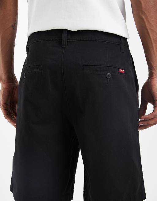 Pantalones cortos negros holgados con pinzas de Levi's, 5 de 5