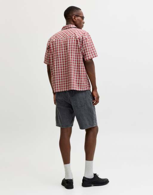 Pantalones cortos negros holgados de Jack & Jones, 2 de 7