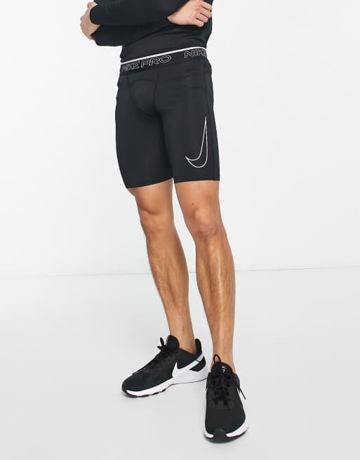 Pantalones cortos negros interiores Dri-FIT de Nike Pro Training ASOS