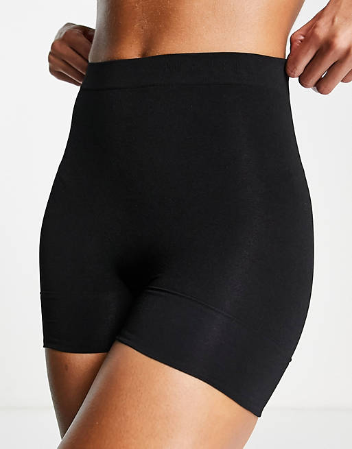 Pantalones cortos negros moldeadores de firmeza media cómodos de MAGIC Bodyfashion