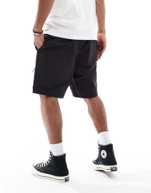 Pantalones cortos negros técnicos con cremallera de New Look, 4 de 5