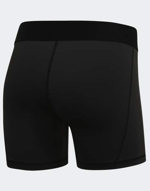 Pantalones cortos negros y blancos Techfit Volleyball de adidas Performance, 2 de 2