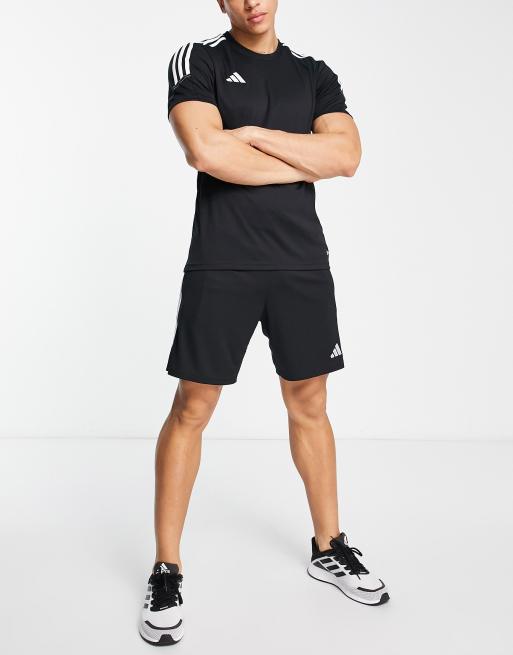 Pantalones cortos negros y blancos Tiro 23 de adidas Football