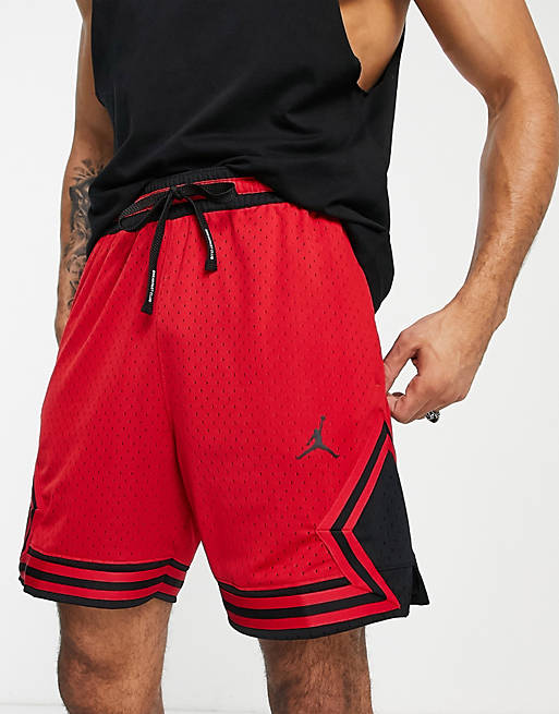 cultura Aditivo Cuna Pantalones cortos rojo gimnasio de malla Diamond de Jordan - RED | ASOS