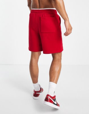 cortos rojos básicos de felpa de Jordan | ASOS