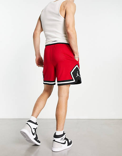 Industrializar satélite promoción Pantalones cortos rojos deportivos de malla Diamond de Jordan | ASOS
