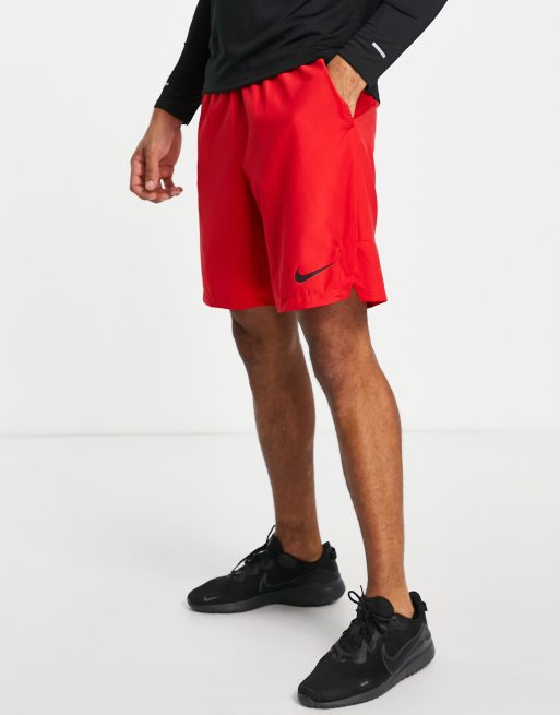 Pantalones cortos rojos Flex Woven Dri FIT de Nike Training ASOS