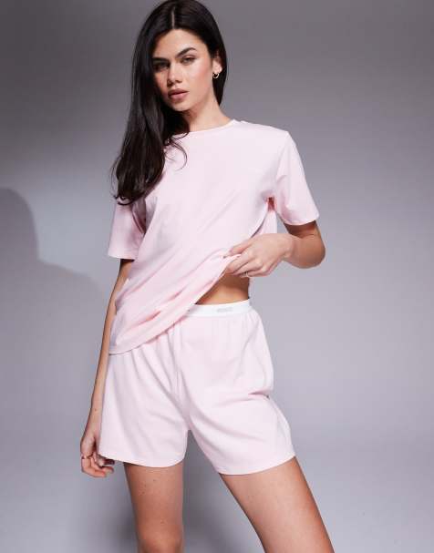 Pantalones cortos rosa pastel ID de HUGO Red - view 1