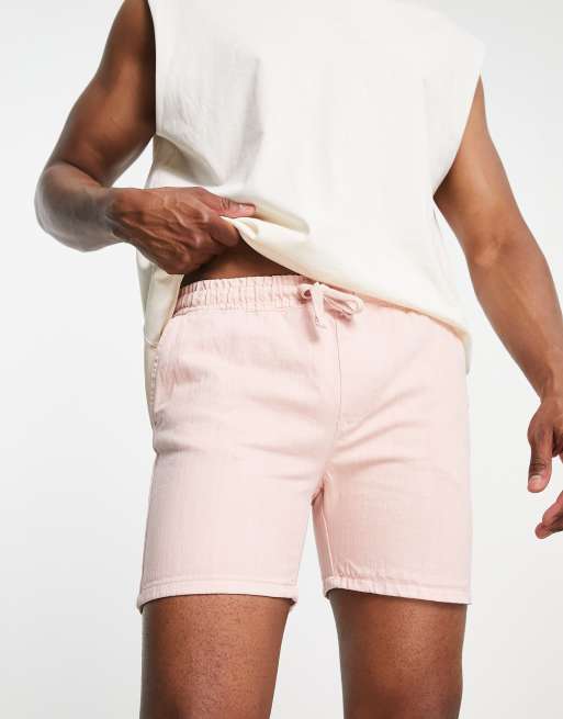 Pantalones cortos rosas con cordón ajustable de Bolongaro Trevor