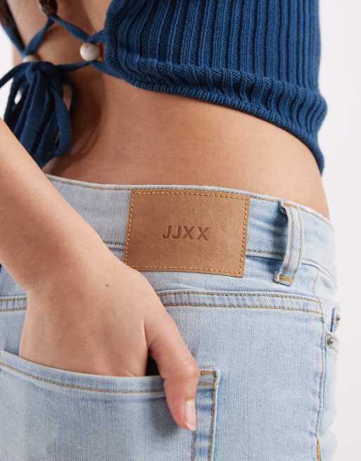 Pantalones cortos vaqueros azul claro con bajos vueltos Nice de JJXX, 4 de 5