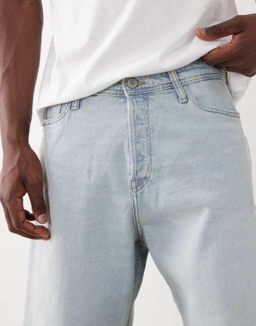 Pantalones cortos vaqueros azul claro de corte suelto Tony de Jack & Jones, 5 de 5