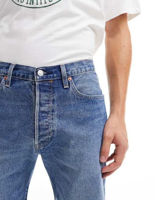 Pantalones cortos vaqueros azul claro Original 501 de Levi's, 4 de 5