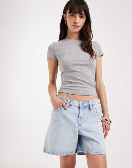 Pantalones cortos vaqueros azul claro Seville de JJXX, 2 de 5