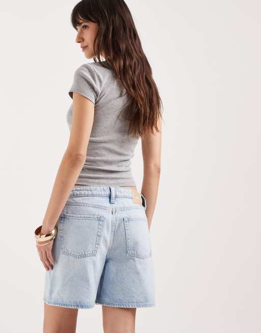 Pantalones cortos vaqueros azul claro Seville de JJXX, 4 de 5