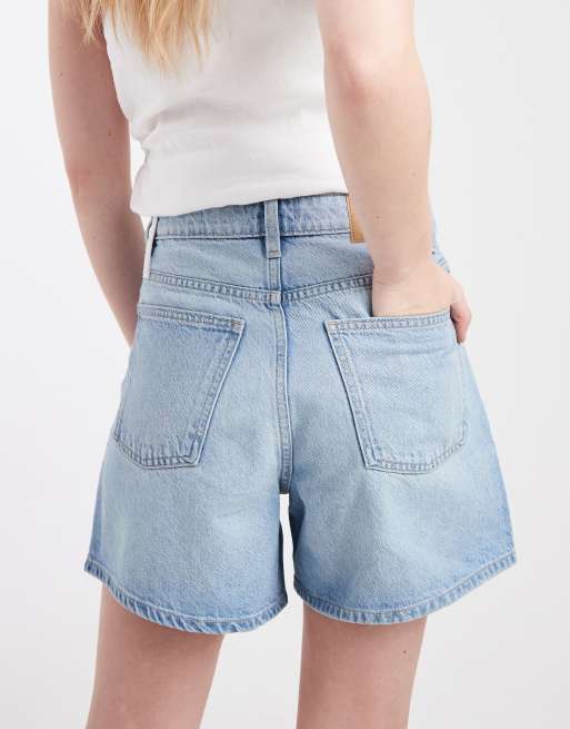 Pantalones cortos vaqueros azul laurel de estilo años 90 de Cotton On, 3 de 5
