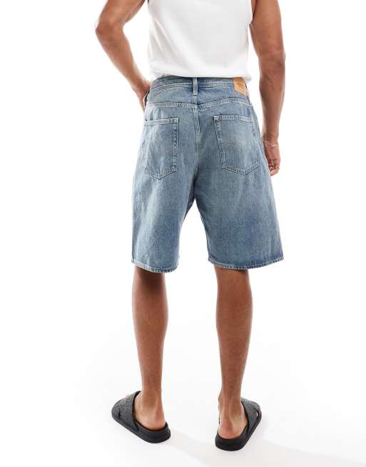 Pantalones cortos vaqueros azul lavado holgados Alex de Jack & Jones, 4 de 5