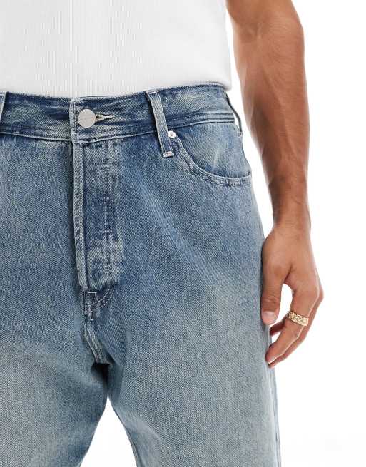 Pantalones cortos vaqueros azul lavado holgados Alex de Jack & Jones, 5 de 5