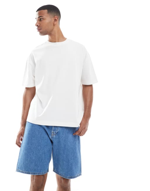Pantalones cortos vaqueros azul marino de corte suelto Tony de Jack & Jones, 4 de 5