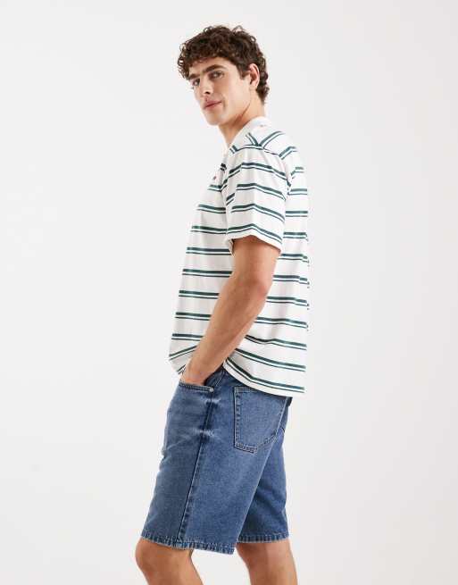 Pantalones cortos vaqueros azul medio de corte suelto Valencia de Redefined Rebel, 3 de 5