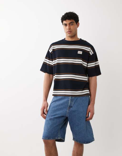 Pantalones cortos vaqueros azul medio holgados Alex de Jack & Jones, 2 de 5