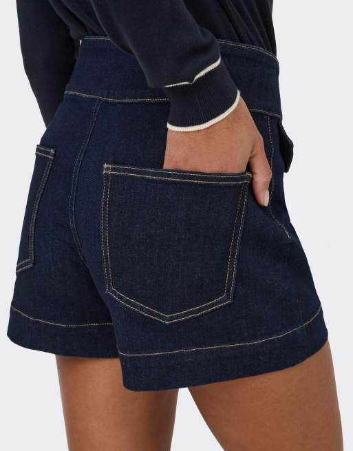 Pantalones cortos vaqueros azul oscuro de ONLY, 5 de 7