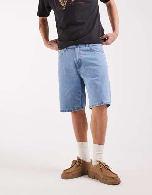 Pantalones cortos vaqueros azules de corte alargado de Lee, 2 de 5