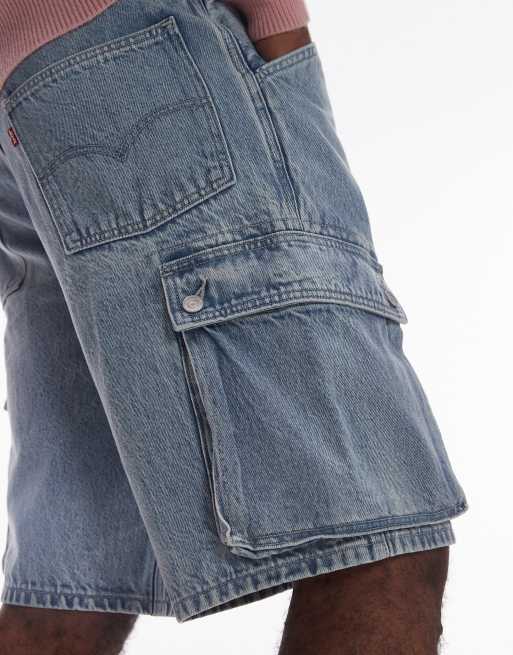 Pantalones cortos vaqueros cargo holgados con lavado descolorido 478 de Levi's, 5 de 5