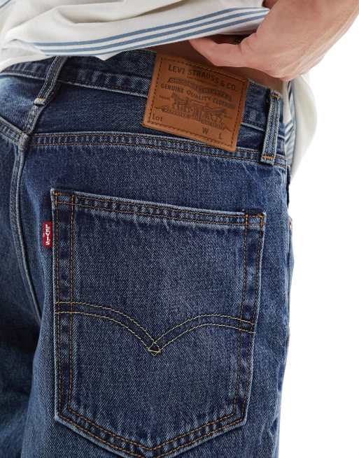 Pantalones cortos vaqueros con lavado azul medio 468 Stay Loose de Levi's, 3 de 5