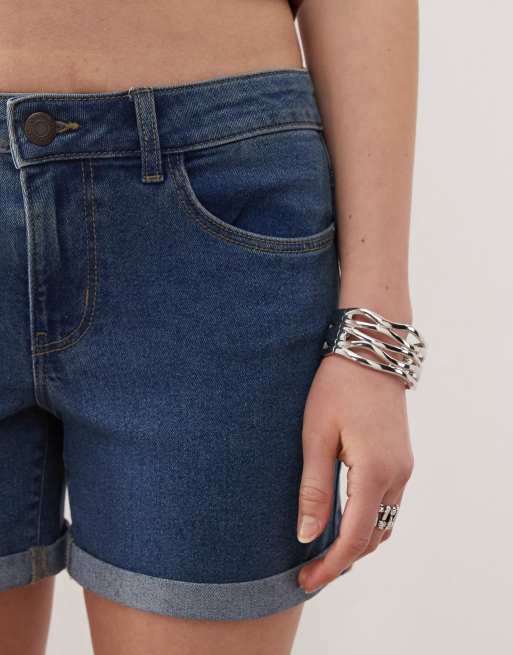 Pantalones cortos vaqueros con lavado azul medio Debby de Noisy May, 5 de 5