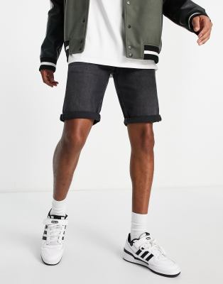 Pantalones cortos vaqueros con lavado negro de corte recto Ronnie de Tommy Jeans