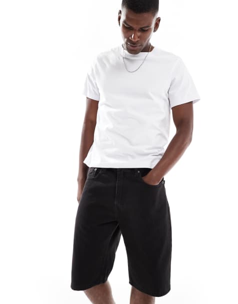 Pantalones cortos vaqueros de 12" negros de corte suelto 469 de Levi's - view 1