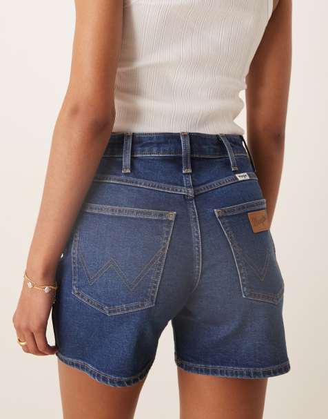 Pantalones cortos vaqueros de 5" azul oscuro de estilo cowboy de Wrangler - view 1